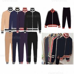 tuta da uomo designer Double G geometria patchwork femminile GGity Zipper Tuta Uomo Tenis Luxury Brand Tuta Cardigan Tute Pantaloni Due pezzi