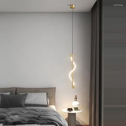 Chandeliers Dimmable LED Gold Black Music Notes Designer Chandelier Lighting Lamparas De Techo Suspension Luminaire Lampen For Bedside