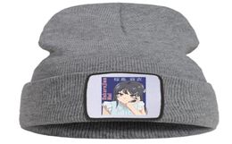 Beanies Men039s Caps Sakurajima Mai Kawaii Anime Winter Knitted Hats For Men Fashion Manga Cotton Women039s Beanie Hat Balac6105185