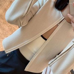 Women's Leather 2023 Women Genuine Sheepskin Coat Hand-woven Simple Versatile Jacket E62