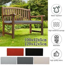 Pillow /Decorative 2/3 Seater Thick Garden Bench Seat Soft Outdoor Terrace Replacement Pad Home Office Decor Tatami Long 1pcC