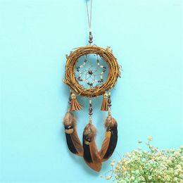 Decorative Figurines Traditional Dream Catcher Handmade Feathers Catchers For Car Room Wall Hanging Mobile Ornament Decoration Craft Gifts