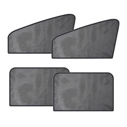 Car Sunshade UV Protector Front Rear Side Window Curtain Sun Shade Fit Most Of Vehicle Netic