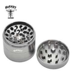 HORNET Concave Herb Grinder 4 Parts 63 MM Zinc Alloy Grinder Metal Spice Grinder Herb Chromium Herb Crusher8883584