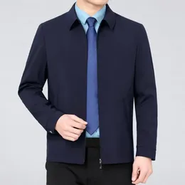 Men's Jackets Long-sleeved Solid Colour Simple And Versatile This Jacket Has A Stylish Look That Never Goes Out Of Style.