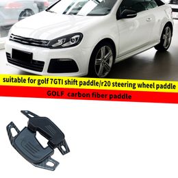 Carbon Fibre paddles are suitable for Volkswagen Golf 7GTI R20 car steering wheel paddles