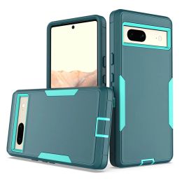 Rugged Armour Phone Case for Google Pixel 7A 7 Pro Wiko Ride 3 Oneplus Nord200 N20 5G TCL 20XE T-Mobile Revvl 6 Pro 5G Boost Celero 5G Plus 2 in 1 Shockproof Cover