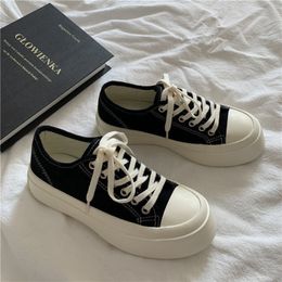 Women's Dress Platform Casual Comemore Round Shoes Sports Head Tennis Female Women Thick Bottom Canvas Sneaker Footwear 230419 489