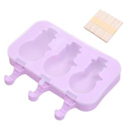 Ice Cream Tools Sile Ice Cream Tools Mould Popsicle Moulds With Lid Diy Homemade Lolly Pop Maker Mod Drop Delivery Home Garden Kitchen, Dhcj1