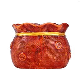 Vases Traditional Chinese Flower Vase Money Bag Shape Planter Pot Decorative Flowerpot For Party Table Decoration Home Decor Wedding