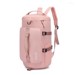 School Bags Large Capacity Backpack Women Oxford Cloth Waterproof Travel Sports Yoga Fitness Bag Wet Dry Separation Shoulder