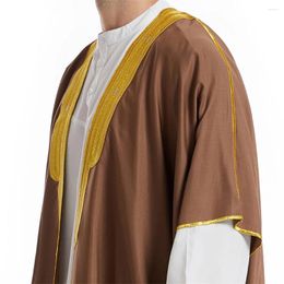 Ethnic Clothing Kimono Muslim Mens Saudi Abaya Islam Arabia Dresses Turkey Thobe Jubba Traditional Dubai Bachelor Kaftan Caftan Jilbab