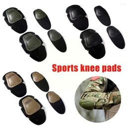 Knee Pads Sports Men Tactical Kneepad Elbow Protector Army Sport Outdoor Gear Drop Safety Military O0T2