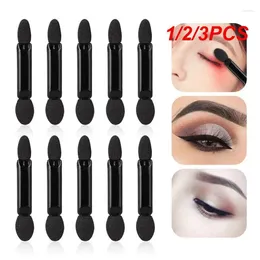 Makeup Brushes 1/2/3PCS Portable Eyeshadow Brush Double-headed Black Sponge 10CM Cosmetics Eye Shadow Make Up