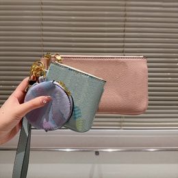 3-piece coin purse key pouch designer coin pouches Women Zipper Wallet womens Fashion all-match Card Holder 231215