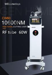 Hospital use 1060nm CO2 Fractional Laser Skin Resurfacing Stretch Marks Skin Scars Removal Remove Vaginal Tightening Machine with Coherent laser emitter