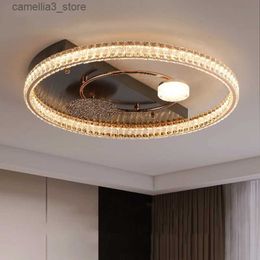 Ceiling Lights Post Modern Ring K9 Crystal Indoor Light Luxury Living Room Led Ceiling Lamp Lustre Stainless Steel Home Bedroom Round Luminaire Q231120