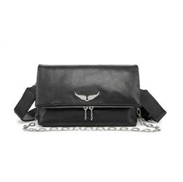 Evening Bags New Zadig Voltaire Designer tote bags Genuine Leather Wing Chain Bag Women Crossbody Business Simple Casual Fashion Outdoor Satchel Tote ggD71