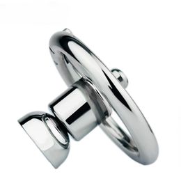 male stainless steel chastity lock metal penis negative lock DIY with catheter CB lock Chastity lock Chastity cage for men Internal diameter ring Chastity devices