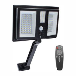 138 LED Solar wall lights Double side 1200lm bright Outdoor Flood light 4 working mode Motion Sensor Security Light