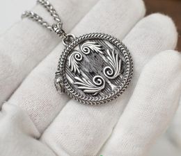 Designer Circle Snake Pendant Necklaces For Women and Men Vintage Silver Copper Long Sweater Necklace Women Mens Jewellery Accessories