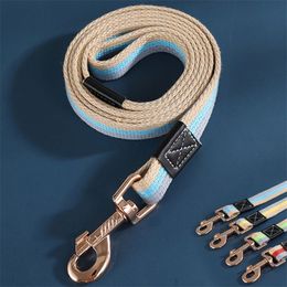 Dog Collars Leashes Strong Durable Nylon Large Training Leash Traction Rope for Walking Lead Pet Puppy Small Medium Big Dogs 231118