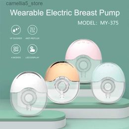 Breastpumps Wearable Breast Pump Portable Hands-Free Breast Pump Electric Wearable Milk Collector for Breastfeeding Moms Durable Q231120