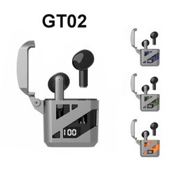 GT02 Mecha TWS Wireless Headphones Earphone Bluetooth Touch Control Noise Reduction Stereo Game Earbuds Headsets