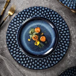 Plates Vintage Ceramic Soup Plate Restaurant Creative Steak Dessert Pasta Molecular Cooking Specialty Tableware