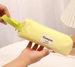 Large Canvas Pen Pencil Case Bags Fashion design Kid Gift Favour Cosmetic Bag Canvas Stationery Bag Organise