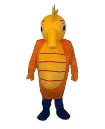 Halloween Sea Horse Mascot Costume Adult Cartoon Character Outfit Attractive Suit Plan Birthday