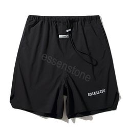 Verão de alta qualidade ess shorts calça masculina feminina designer esportes casuais calça de cordão solto estilo calça curta tendência de cor brilhante