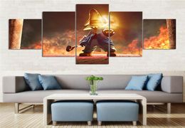 Final Fantasy5 Pieces HD Canvas Print Home Decor Art Painting UnframedFramed2598593