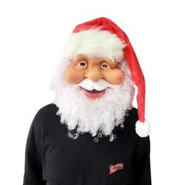 Christmas Santa Claus Mask Full Face Covered Party Mask Christmas Fancy Costume Accessories GB6194860