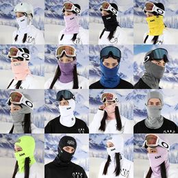 Outdoor Bags Style Velvet Anti-wind Ski Hood Protective Mask V Face Leaking Hair Fleece Protection Veneer Neck Cover A7403