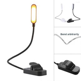 Table Lamps 1W Desk Book Lights LED Reading Light USB Powered Mini Clip-On Holder Flexible For Home Office Studio Study