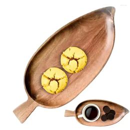 Plates Appetizer Wood Plate Large Capacity Containing Platters Wooden Trays Kitchen Utensils For Home El Restaurant Banquet