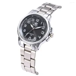 Wristwatches Fashion Trend Women Stainless Steel Band Analog Quartz Round Wrist Watch Watches Top 2023 Reloj