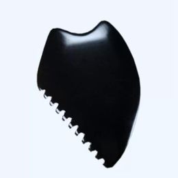 Massage Stones Rocks Big Gua Sha Facial Body Tools GuaSha Scraping Bian Scraper Tool Black