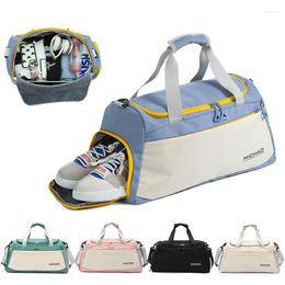 Outdoor Bags Fitness Sports Bag Dry Wet Separation Gym Yoga Luggage Handbag Crossbody Backpack W/ Shoe Comparment Travel