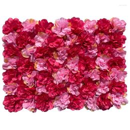 Party Decoration Artificial Dahlia Flowers Wall Wedding Decorative Flower Birthday Backdrop Anniversaire Pography Props Customised