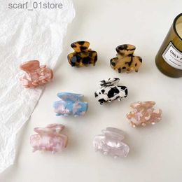 Hair Clips Barrettes 2023 Korea New High Quality Vintage Girls Small Hairpins Acetate Sheet Acrylic Crab Hair Cl Clips For Women Shark AccessoriesL231120