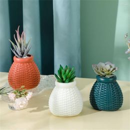 Vases Vase Model Exquisite Bright-colored Plastic Practical Natural Style For Home