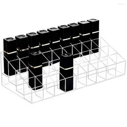 Storage Bottles 36 Grid Transparent Acrylic Lipstick Rack Cosmetic Display