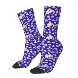 Men's Socks Cute Garlic Crazy Men's Compression Unisex Vegetable Party Street Style Pattern Printed Funny Novelty Happy Crew Sock