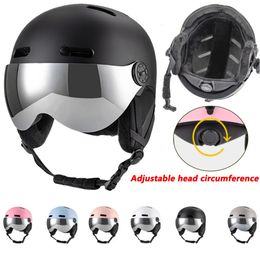 Ski Helmets Skiing Helmet Goggles Quality Ski Helmet Safety Ski Skateboard Snowboard Motorcycle Snowmobile Helmet Sport Helmet For Adult Kid 231120