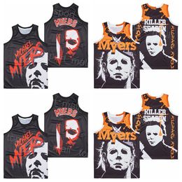 Movie Basketball KILLER SEASON Jersey Film Michael Mike Myers Stitched For Sport Fans College Team Retro Pullover High School Breathable Team Black Shirt Uniform