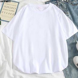 Women's T-Shirt Hipster Women Fashion White Pink Short Sleeve T shirt 2022 Spring Summer Tshirt Female Clothes Tops Tees Tshirt Femme Z0418