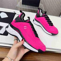 Chanells Women Chaannel Chanellies Fashionable Men Luxury Design Bowling Leather Shoes Canvas Letter Casual Outdoor Sports Running Shoes 012-05