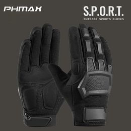 Ski Gloves PHMAX Outdoor Tactical Gloves Ski Gloves Winter Warm Windproof Waterproof Touch-Screen Fleece Non-slip Winter Cycling Glove 231120